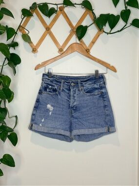 OLD NAVY High-Rise O.G. Straight Denim Shorts